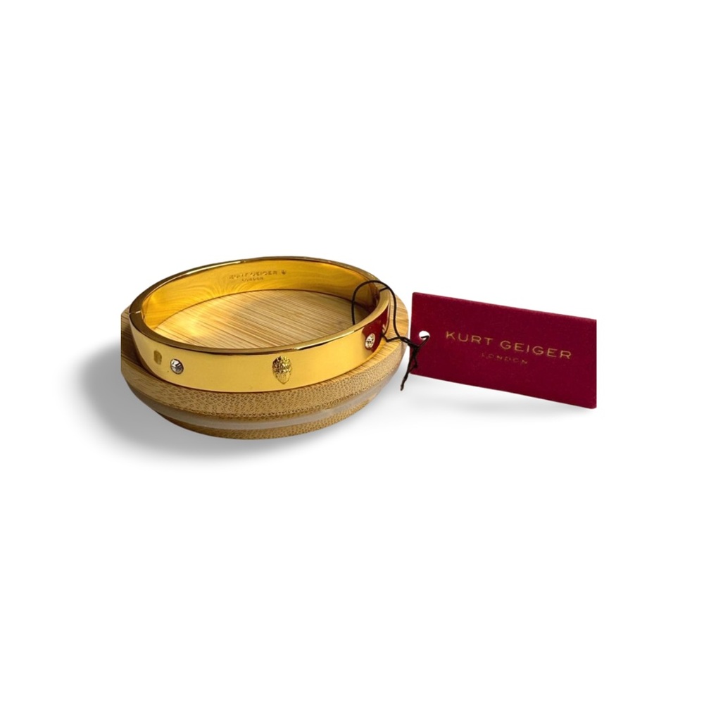 Kurt Geiger Gold Tone Bangle Bracelet